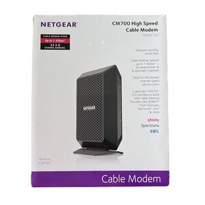 NETGEAR CM700-1AZNAS DOCSIS 3.0 Cable Modem  32x8 Channels  NEW